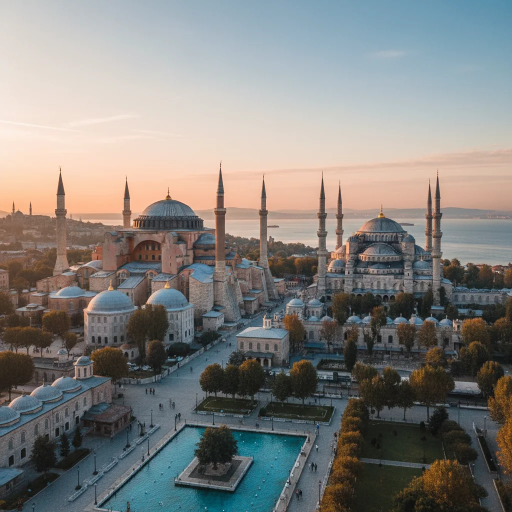 sultanahmet hagia sophia blue mosque