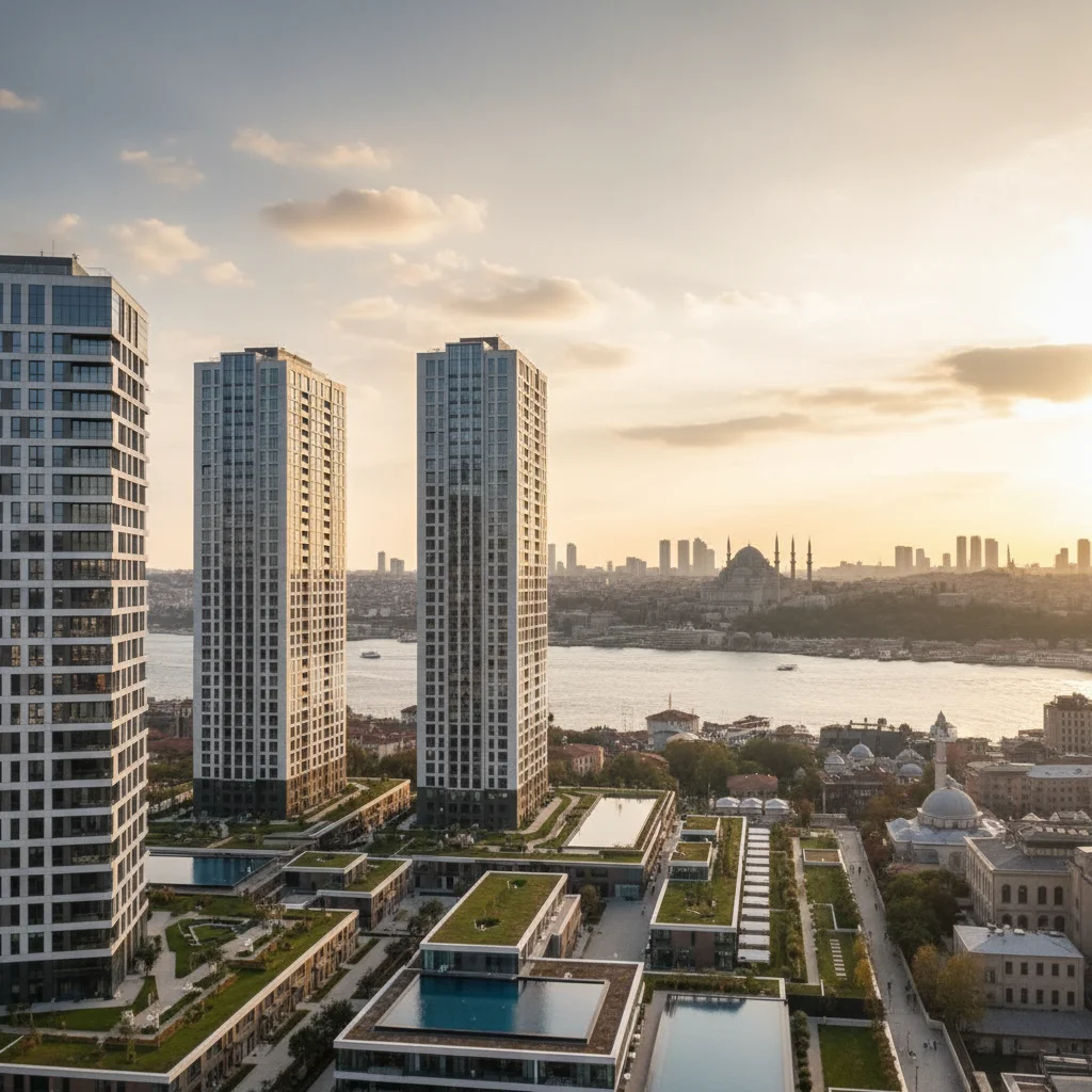 istanbul skyline modern apartments investment
