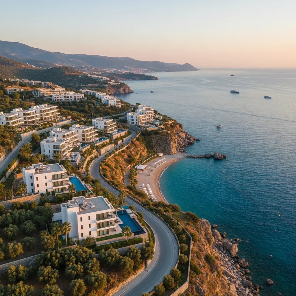 antalya coastal luxury development mediterranean view