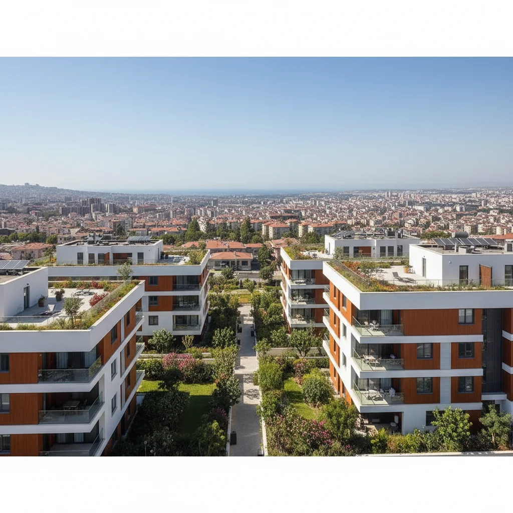modern affordable housing complex turkey
