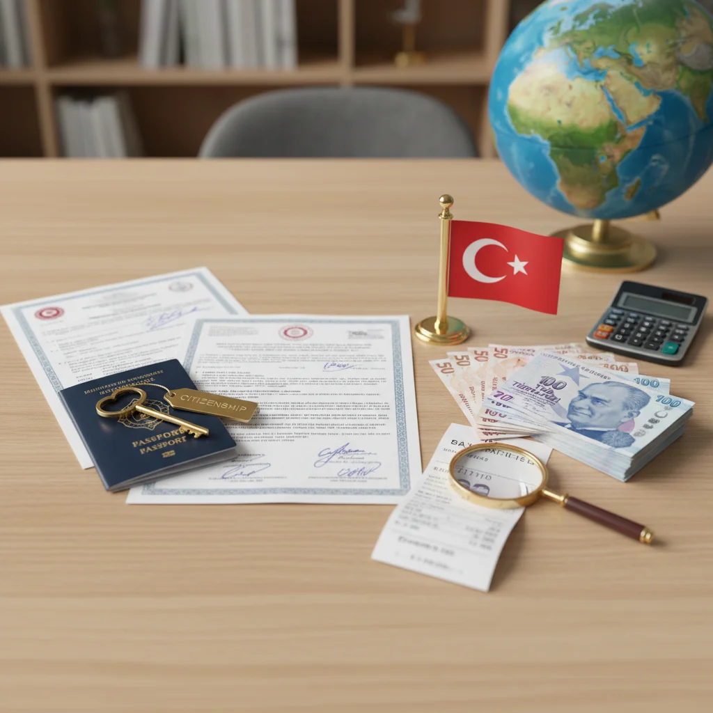 turkish citizenship application documents fees