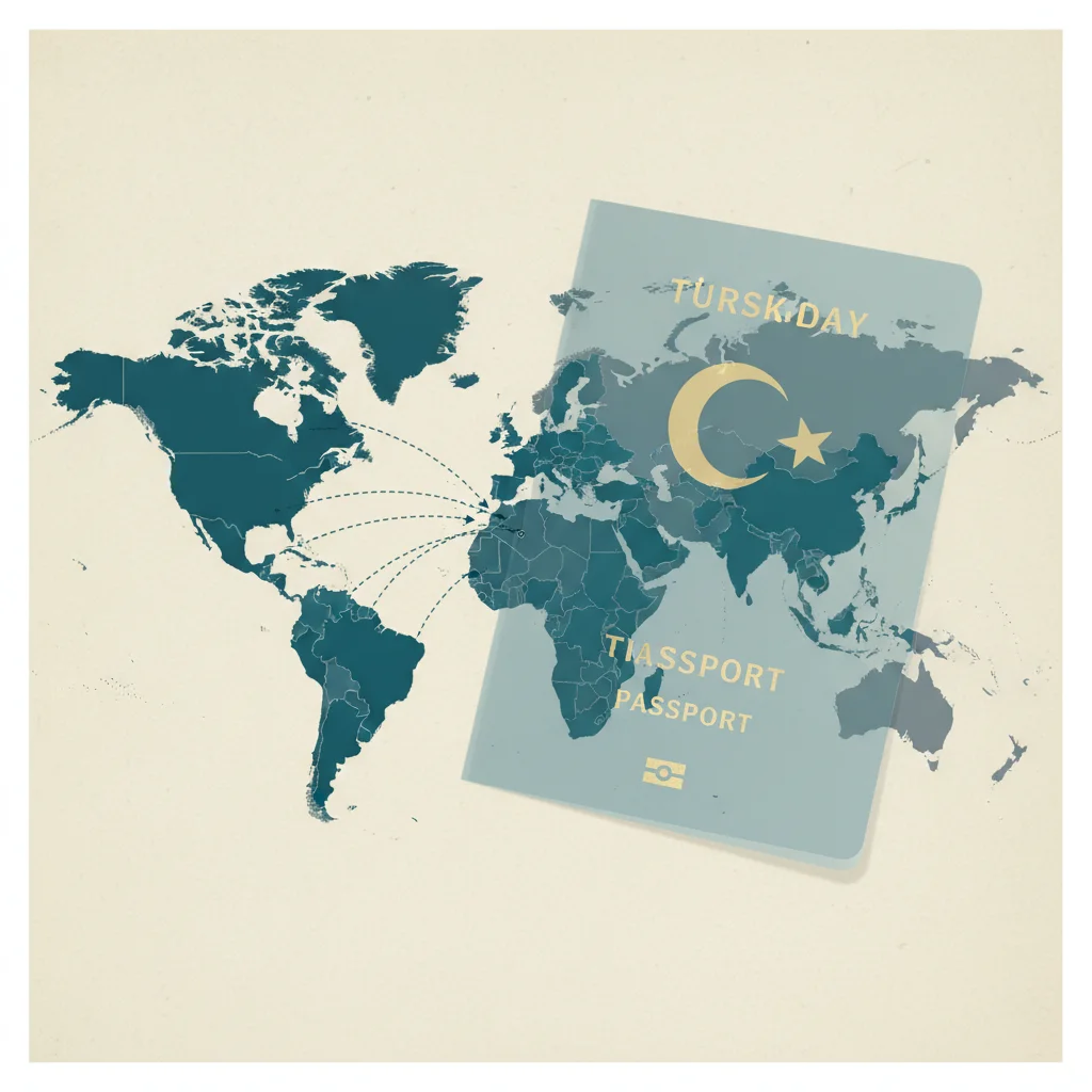 turkish passport visa free travel map