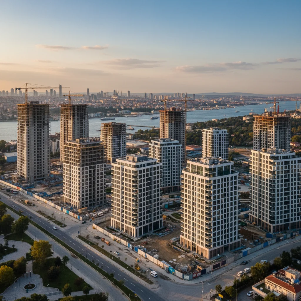 istanbul construction apartments skyline