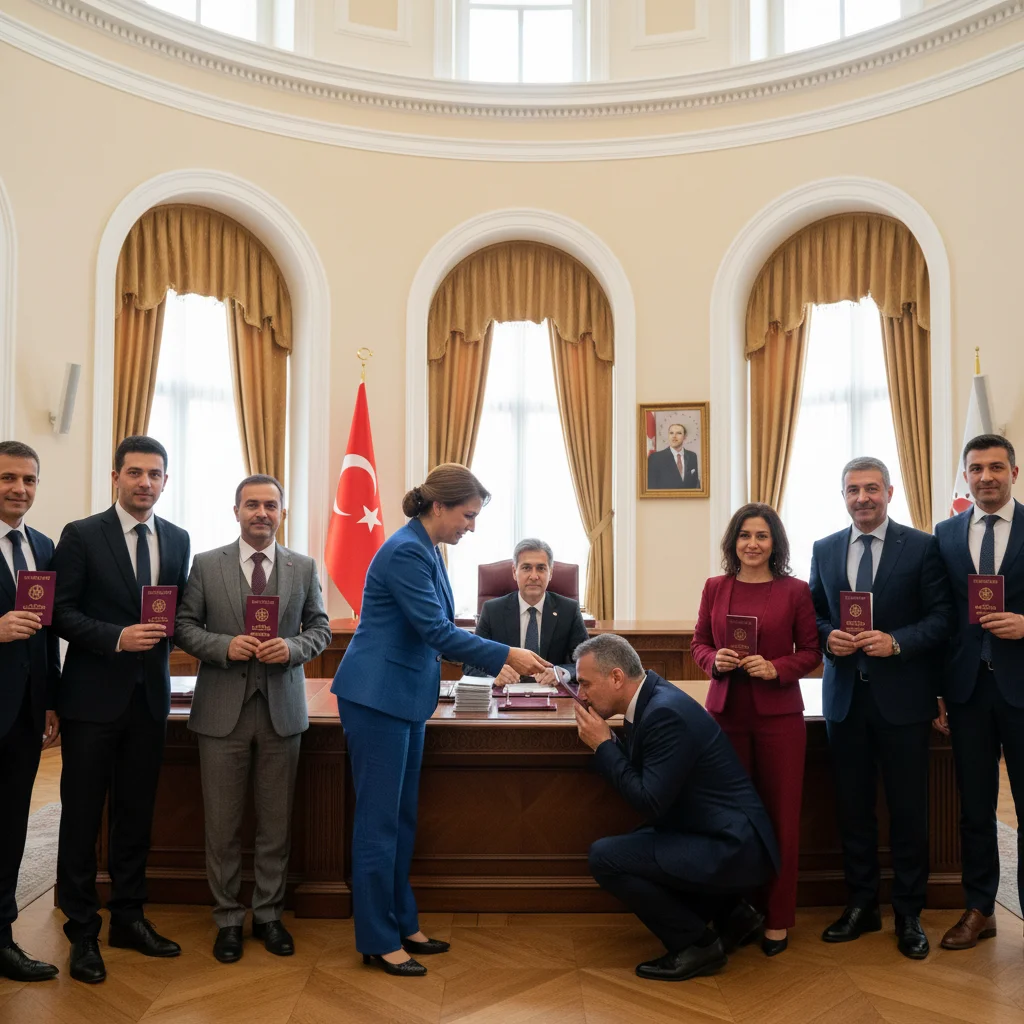 turkish passport citizenship ceremony