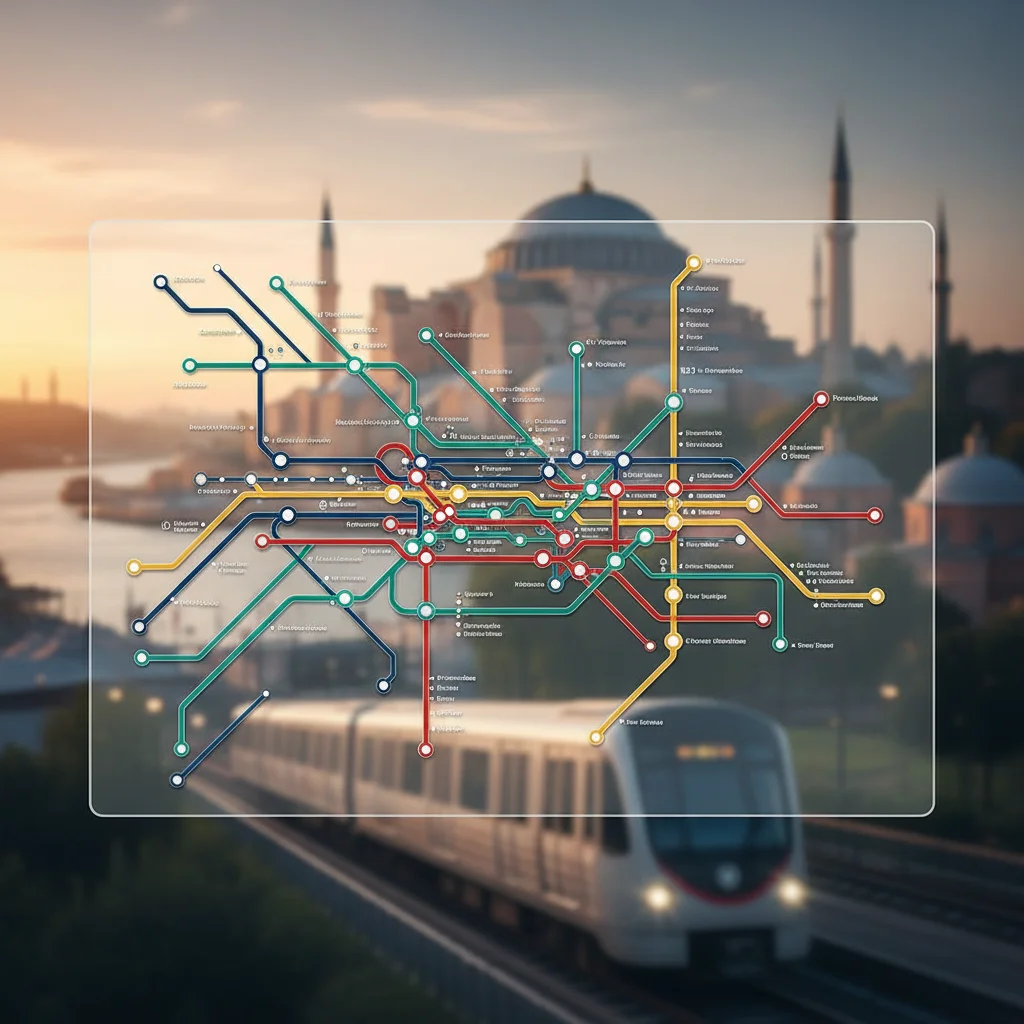 istanbul metro map transportation