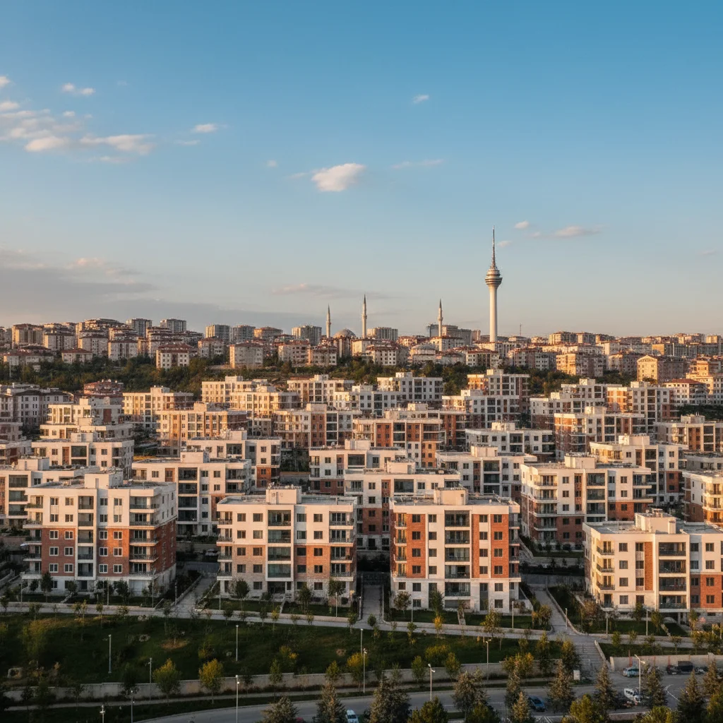 ankara affordable apartment buildings skyline