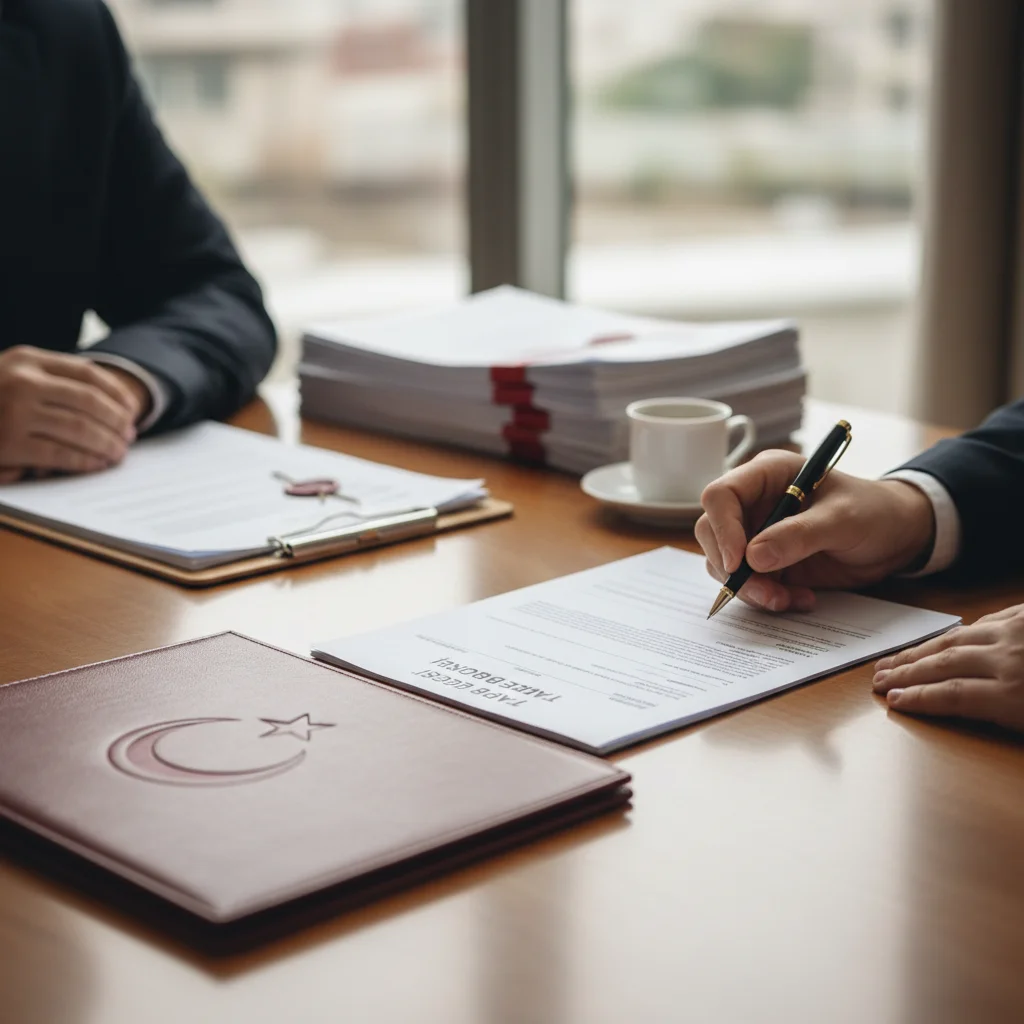 turkish property documents legal papers signing