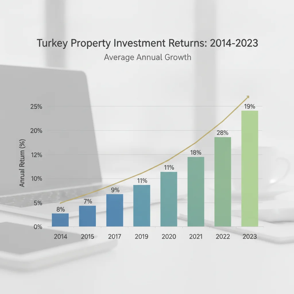 turkey property investment returns chart