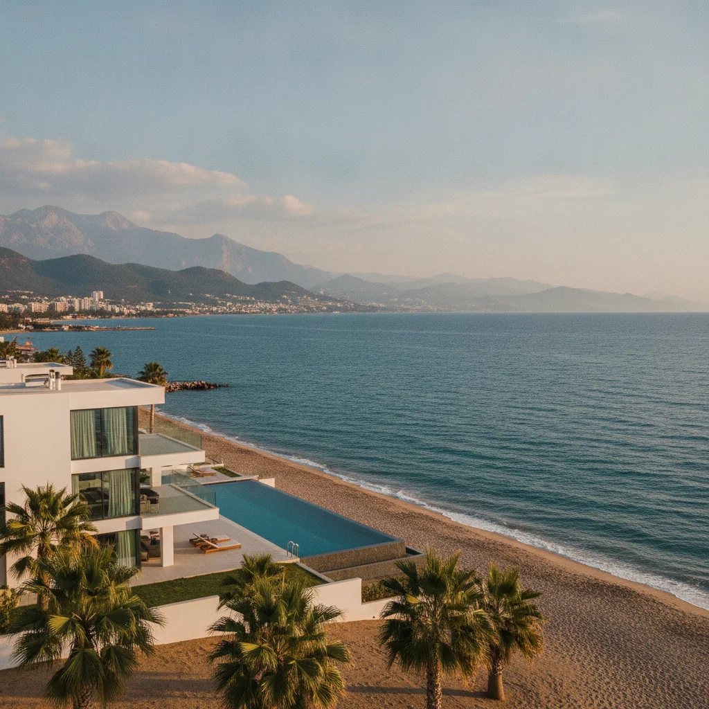 antalya beachfront property mediterranean sea view