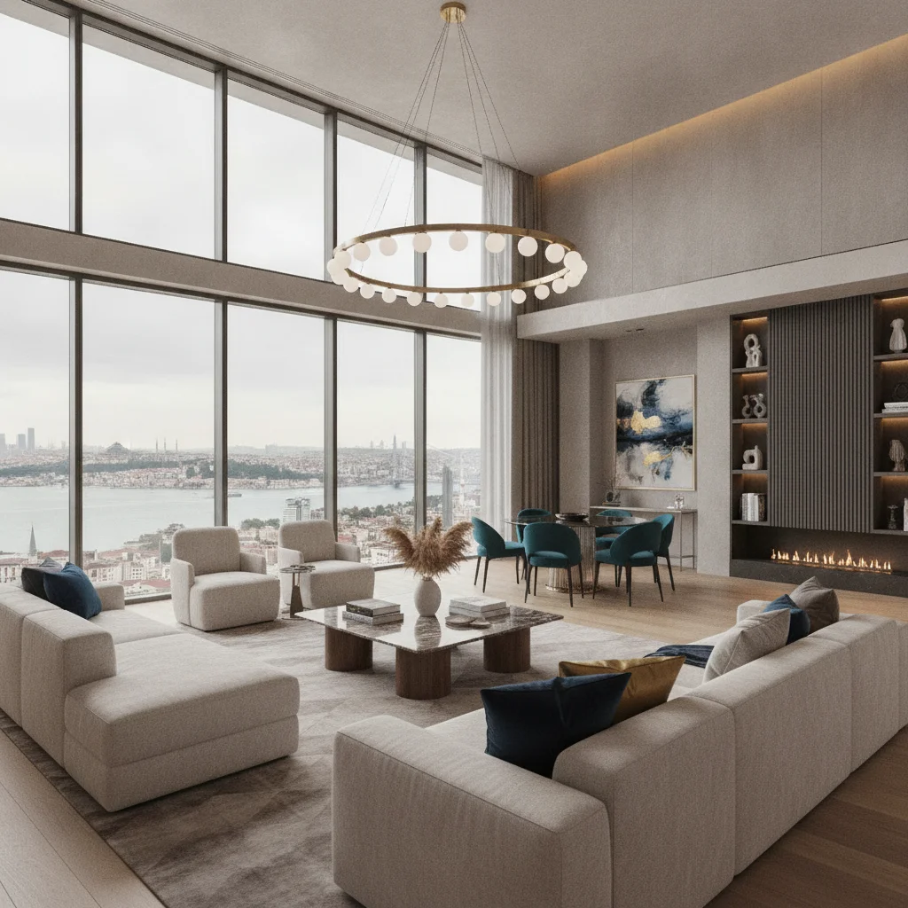 istanbul luxury apartment interior modern design