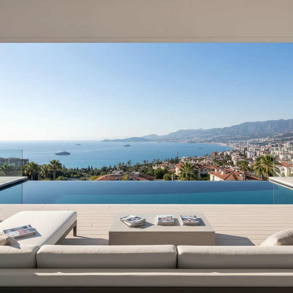 antalya penthouse sea view investment