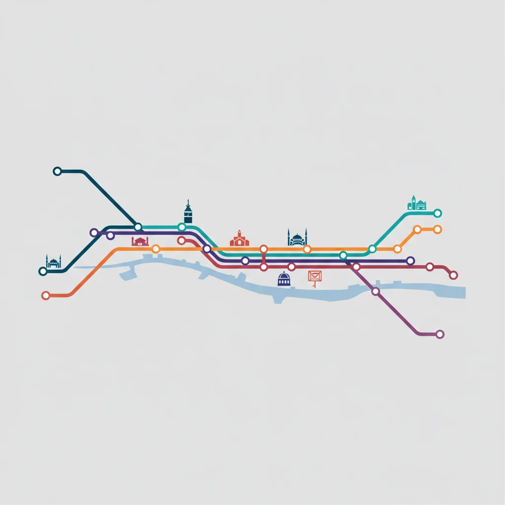 istanbul metro map transport system