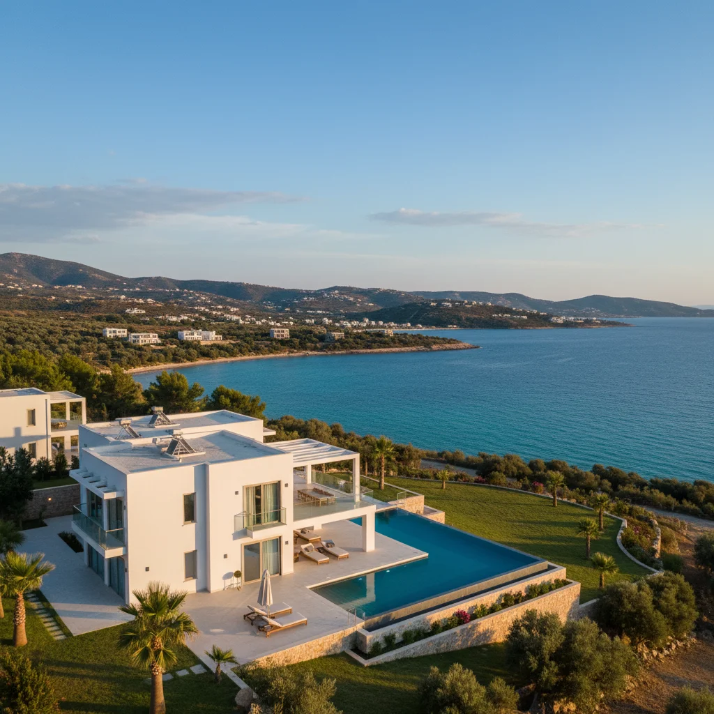luxury sea view villa bodrum turkey