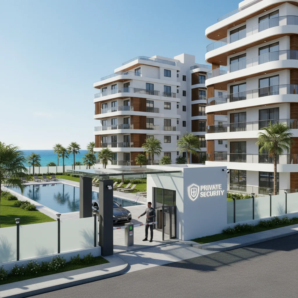 antalya konyaalti modern apartment complex security