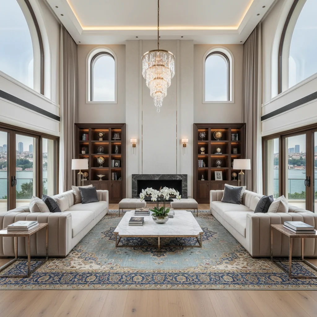 luxury istanbul villa interior
