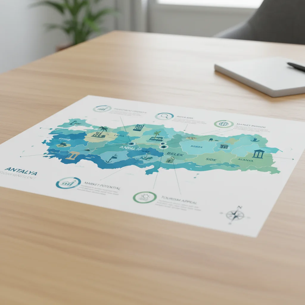 antalya coastal districts tourism investment map