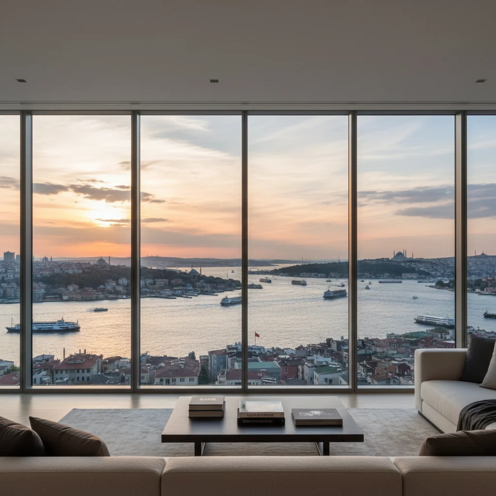 luxury istanbul apartment sea view