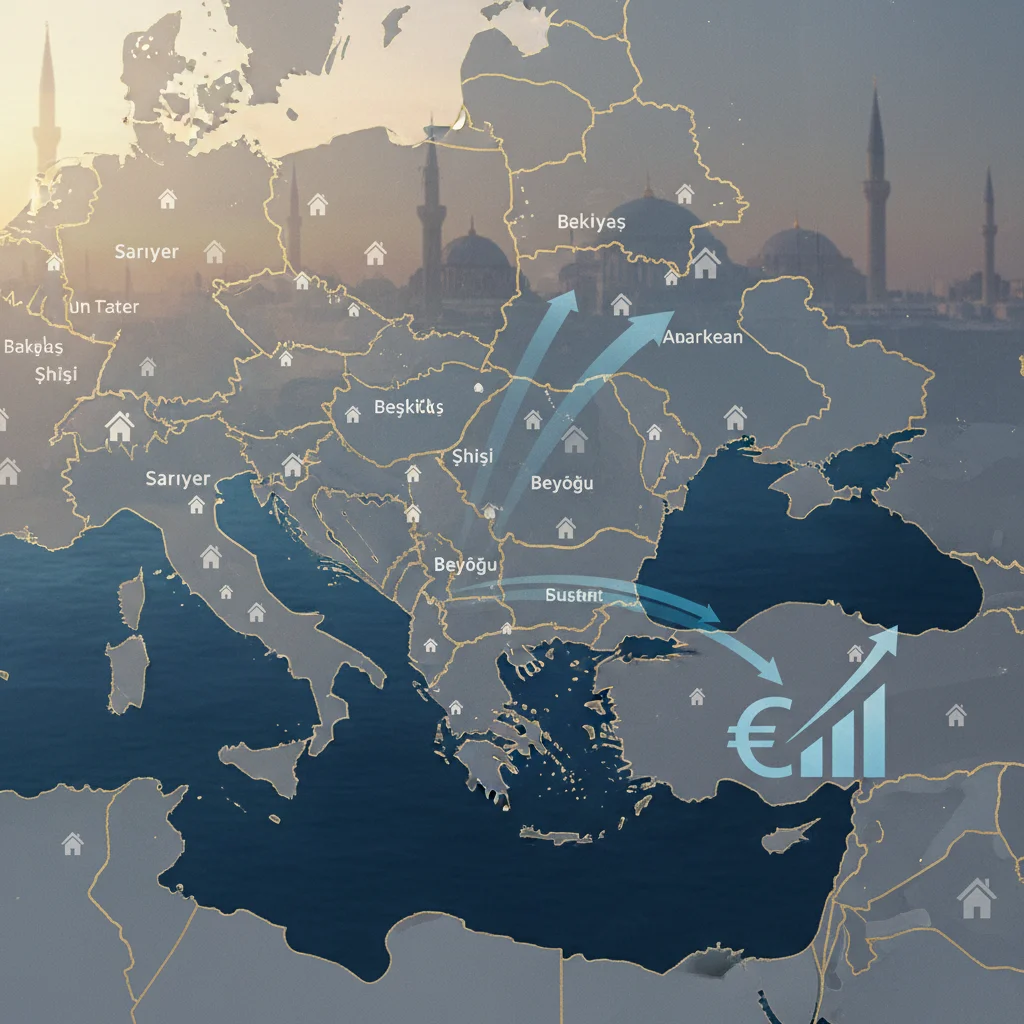 istanbul european districts map real estate investment