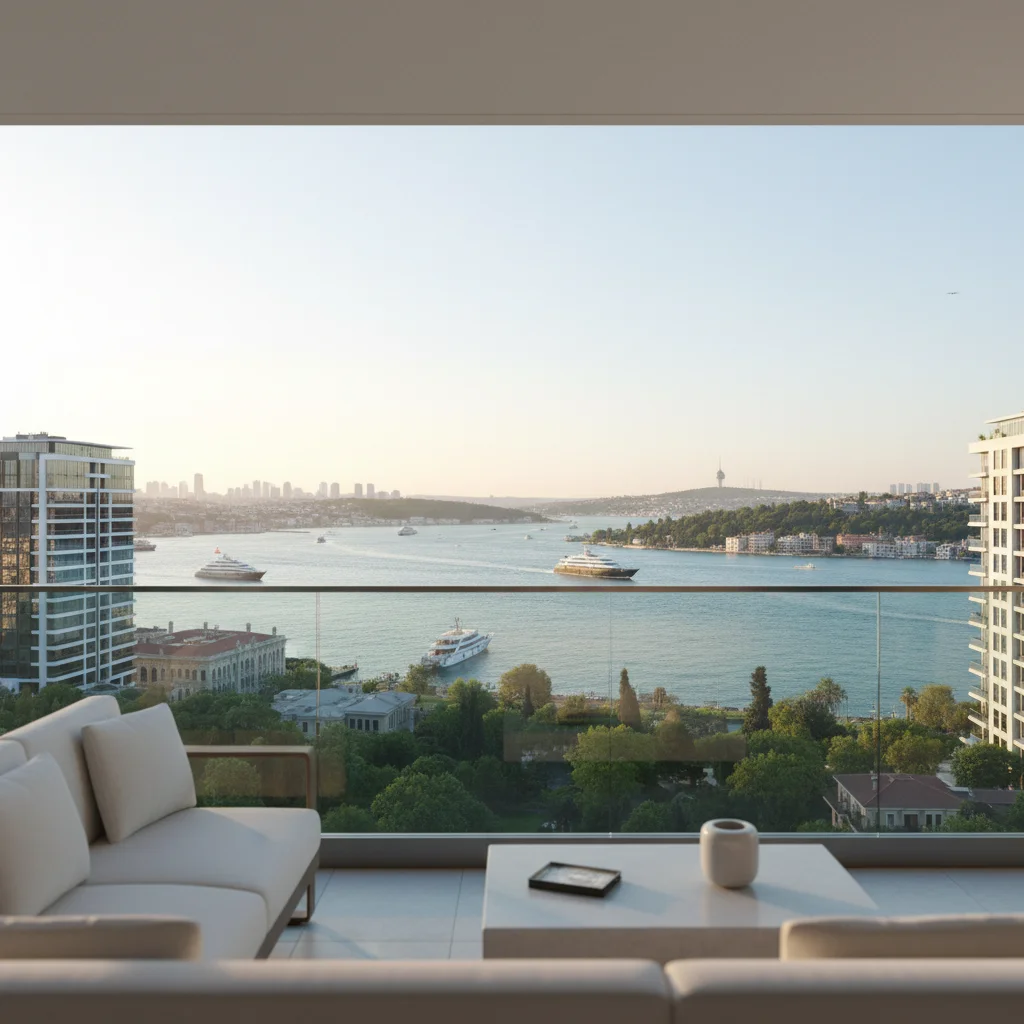 istanbul beşiktaş luxury apartments bosphorus view
