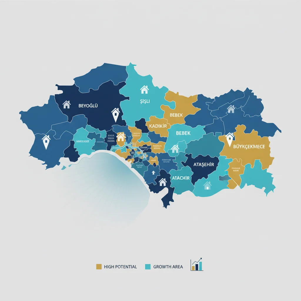 istanbul district map property investment