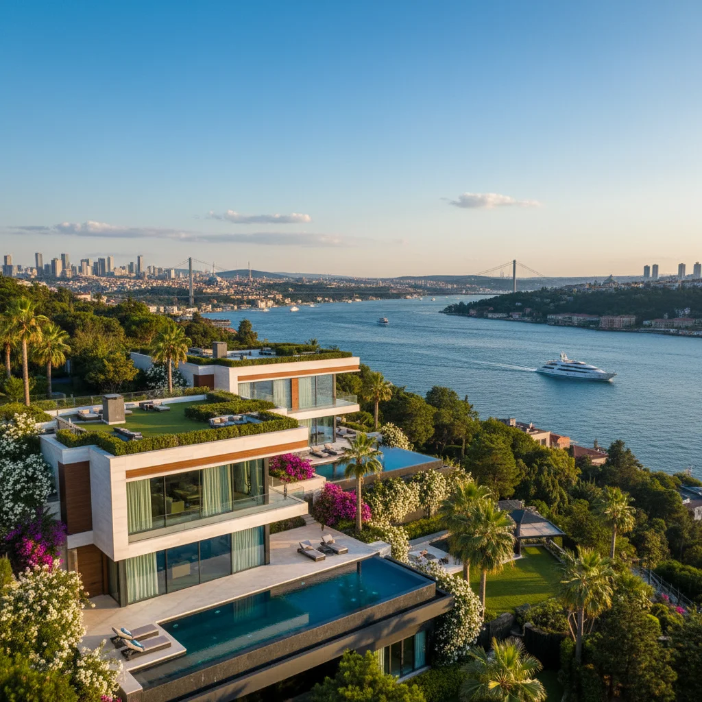 luxury villa istanbul bosphorus view
