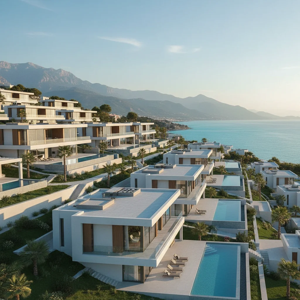 antalya modern villa complex
