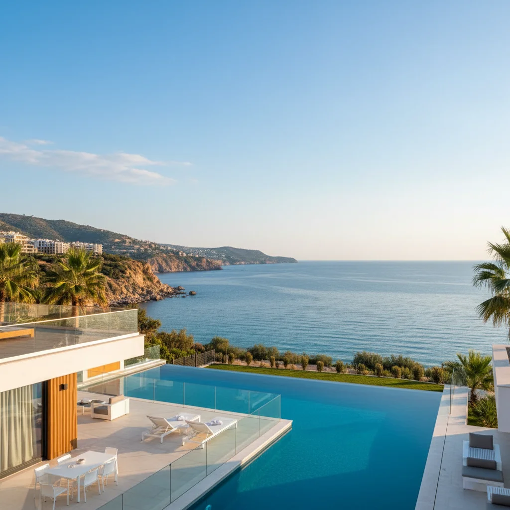 antalya beachfront property sea view
