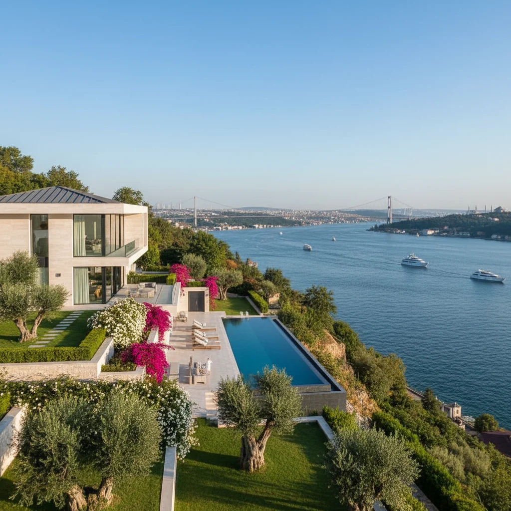 luxury villa turkey bosphorus view