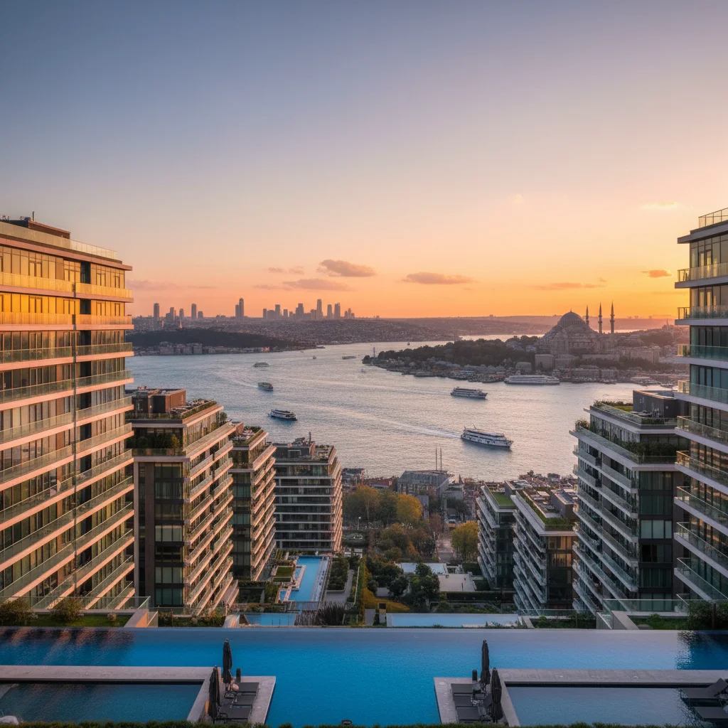 istanbul modern residential complex skyline bosphorus