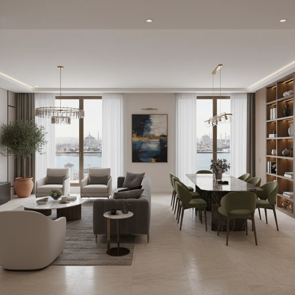 modern istanbul apartment interior luxury