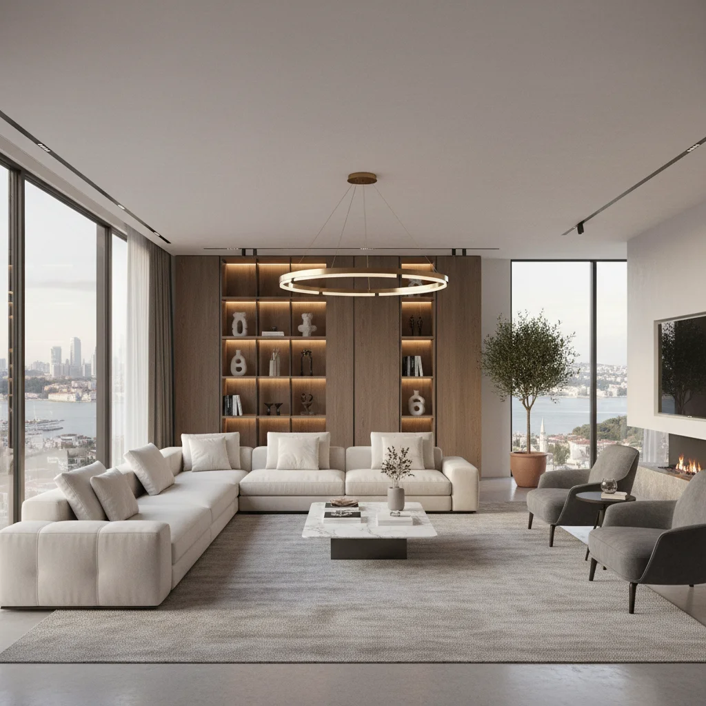 modern istanbul villa interior design