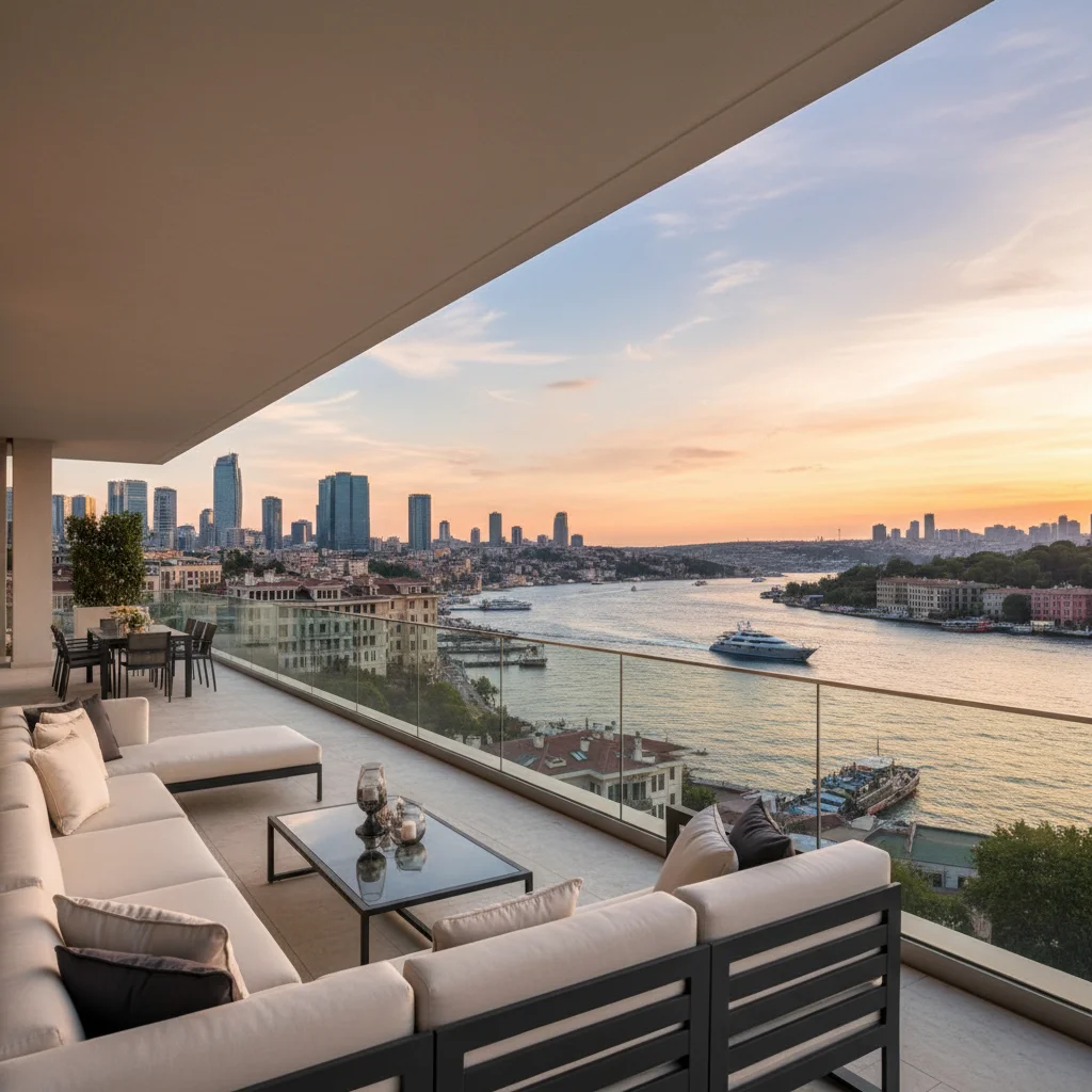 istanbul luxury apartment waterfront view
