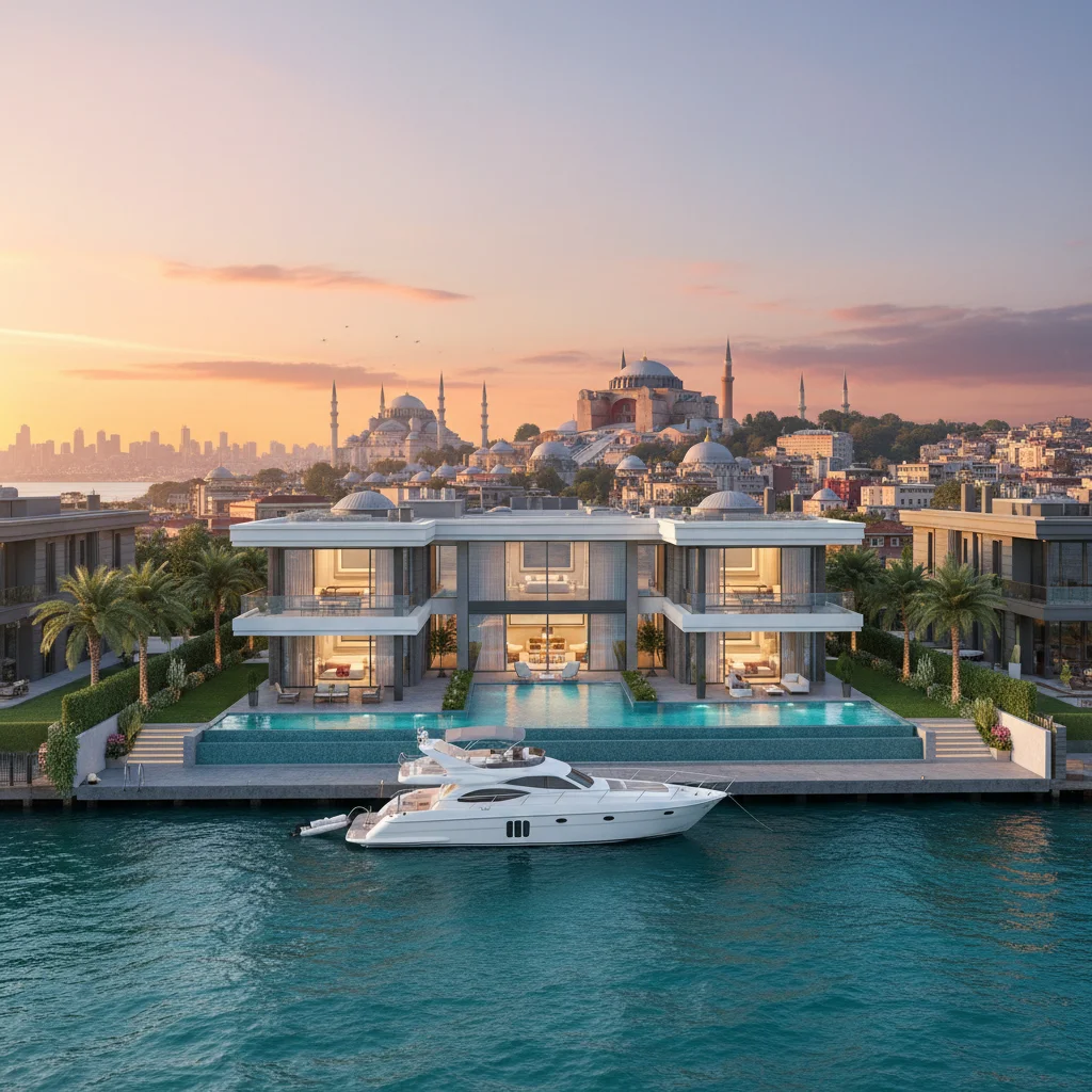 istanbul luxury waterfront residence