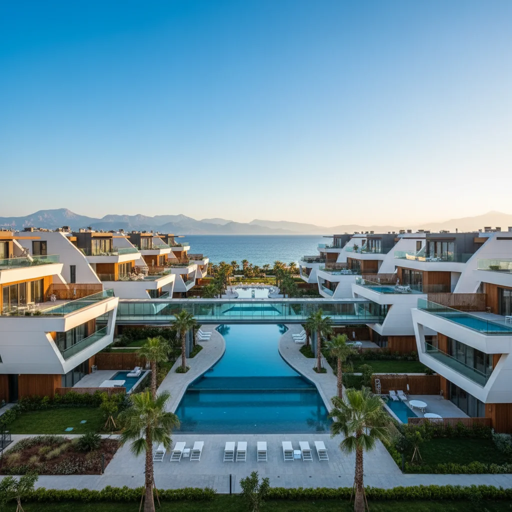 modern residential development complex antalya