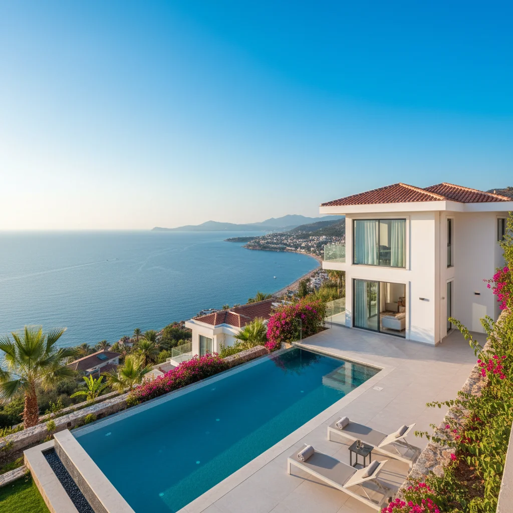 antalya affordable villa sea view