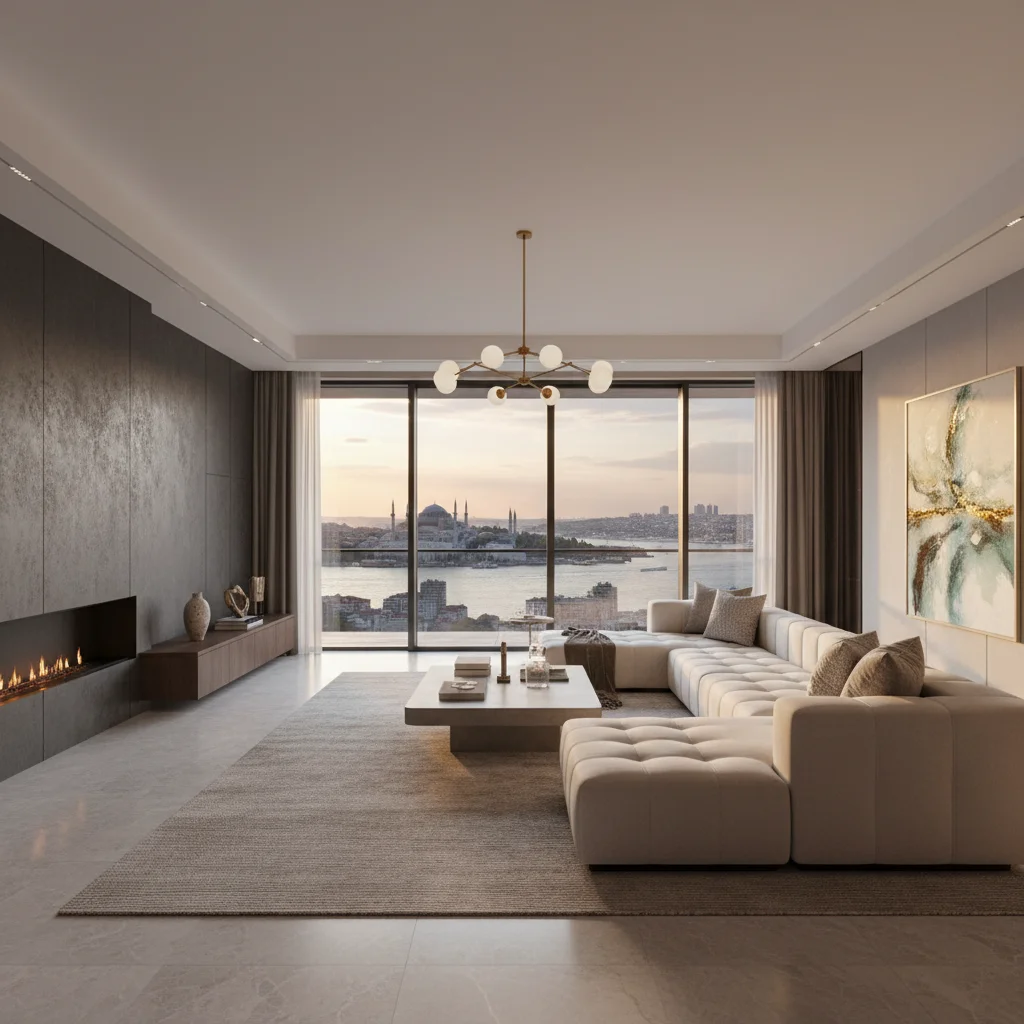 istanbul luxury apartment interior modern design