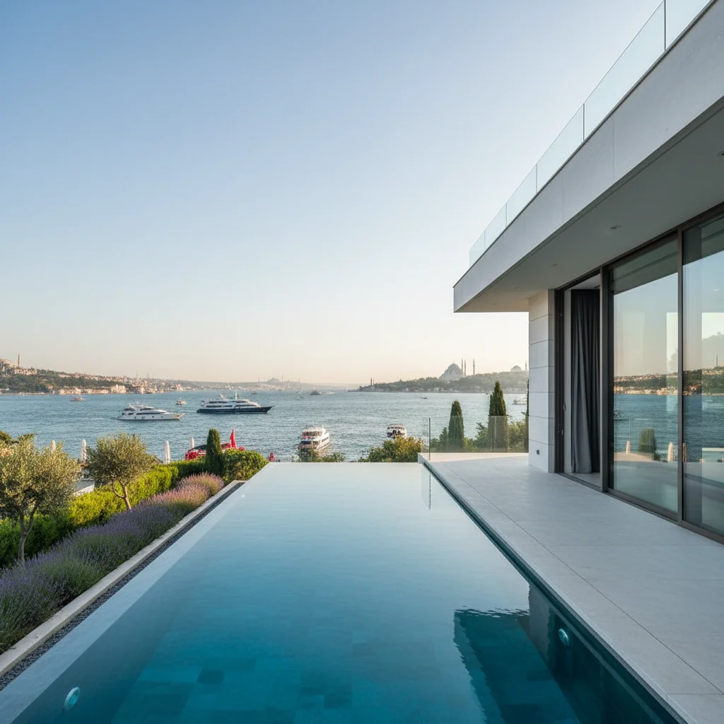 luxury bosphorus sea view villa
